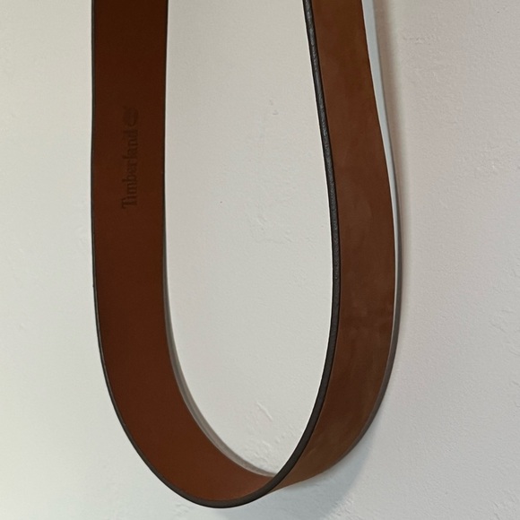 Timberland Men's Tan Leather Belt Size 46 - Picture 14 of 16